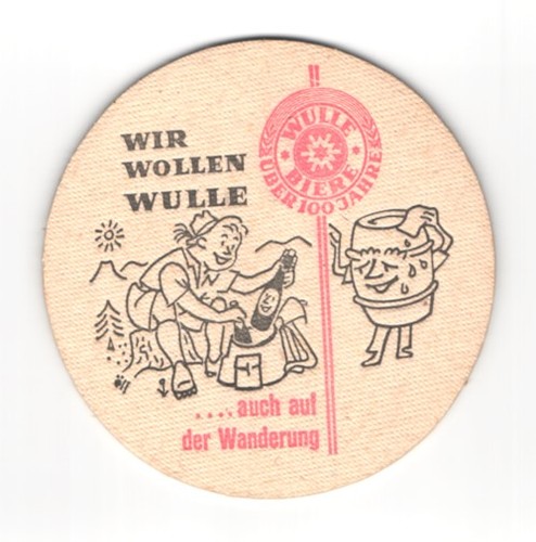 Sottobicchiere birra wulle - sottobicchiere,