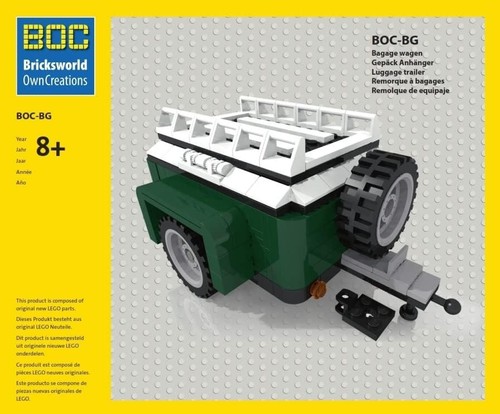 Boc trolley bagaglio - trolley, verde