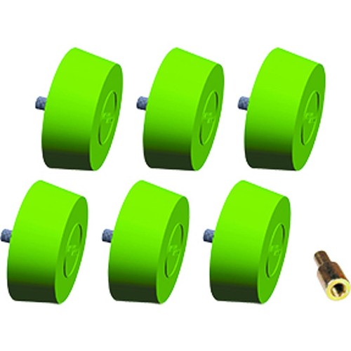 Conical eraser for rims incl - rims,
