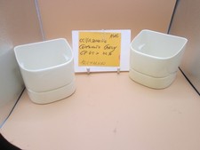 Candy, due vaschette per frigo combinato CF45XDCA mis. 10,5x10x11 cm. bianche