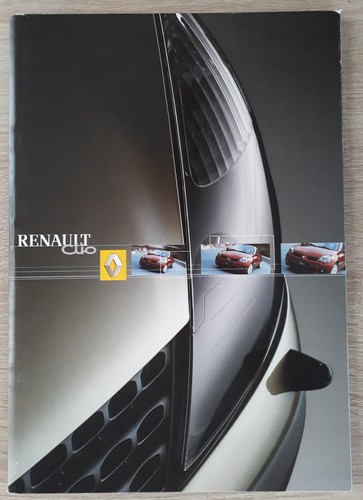 Brochure renault clio range - brochure,