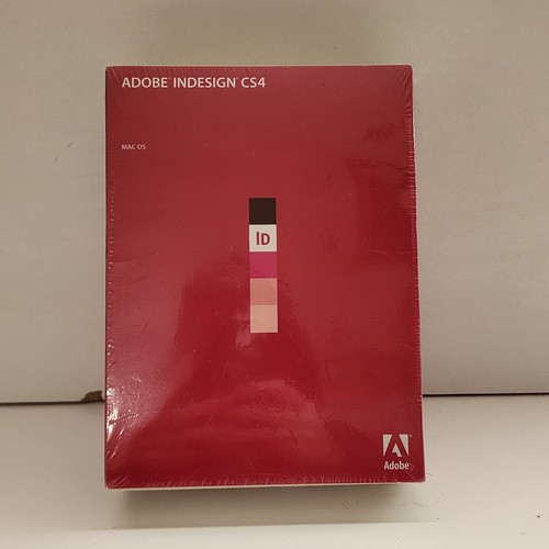 Adobe indesign cs4 - indesign, mac