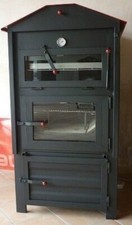 FORNO A LEGNA A COTTURA INDIRETTA CAMERA IN REFRATTARIO 81 X 103