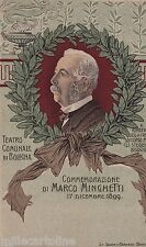 # BOLOGNA 1899 COMMEMORAZIONE DI MARCO MINGHETTI - TEATRO COMUNALE