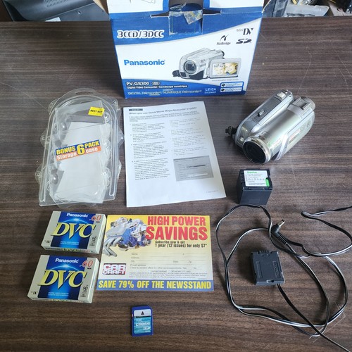Panasonic gs300 3ccd - pv-gs300, minidv