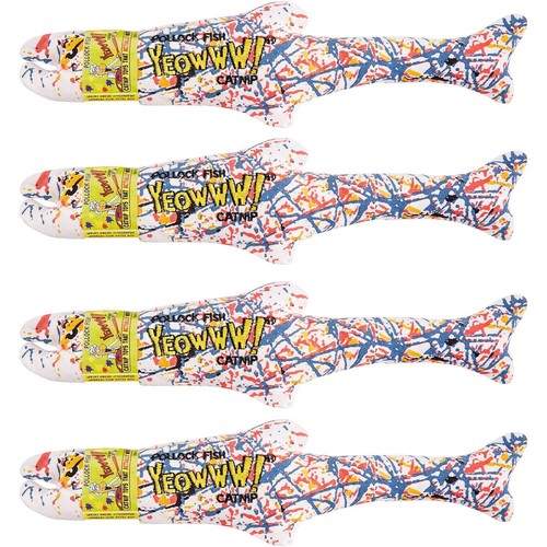 Yeoww catnip pollock fish - yeoww!,