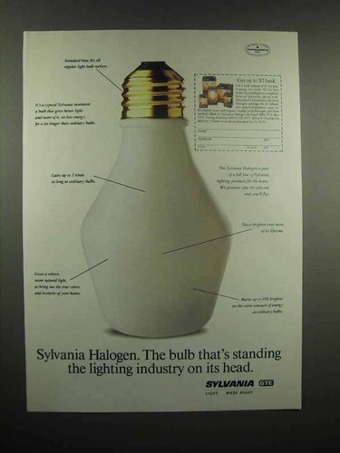 Pubblicità lampadina alogena