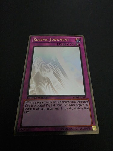 Yugioh solemn judgment ghost - solemn,