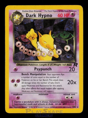 Pokemon card dark hypno - pokemon,