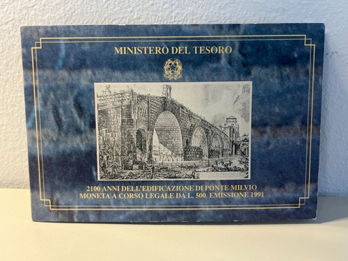 Rep italia 500 lire 1991 - rep.,