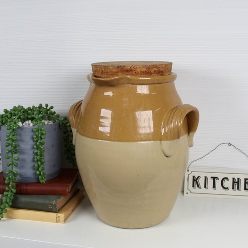 Large salt glazed - glazed, stoneware