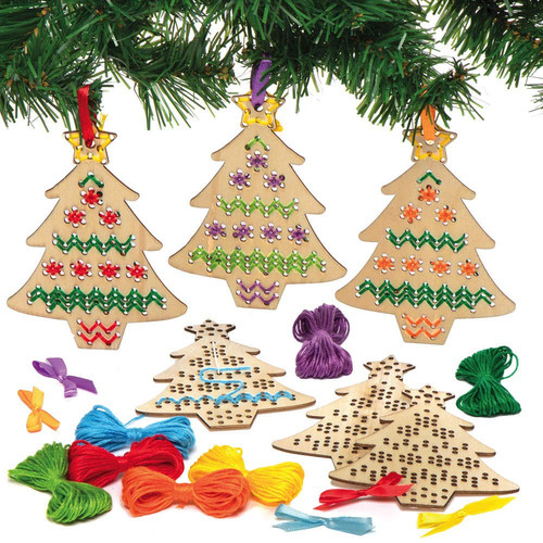 Ax424 kit punto croce albero - kit,