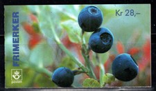 Norvegia 1995 Mi. MH 24 Libretto 100% Nuovo ** frutti di bosco