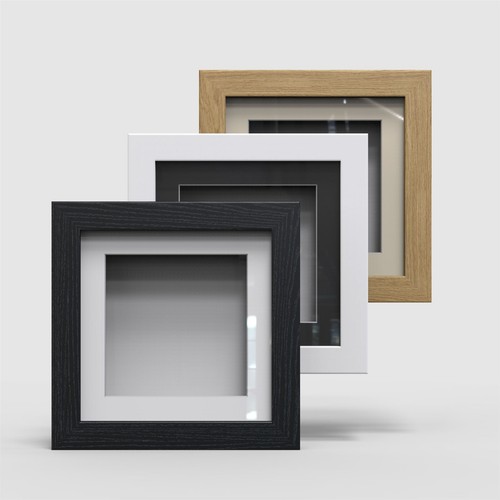 Cornice portafoto rovere - 3d,