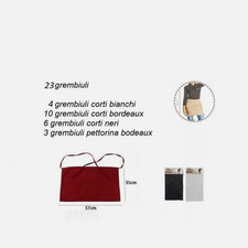 lotto 23 grembiuli cuoco chef