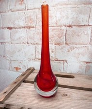 Vaso vintage anni 60/70 Mvrano/Murano Cenedese Vetri “Vaso Goccia”