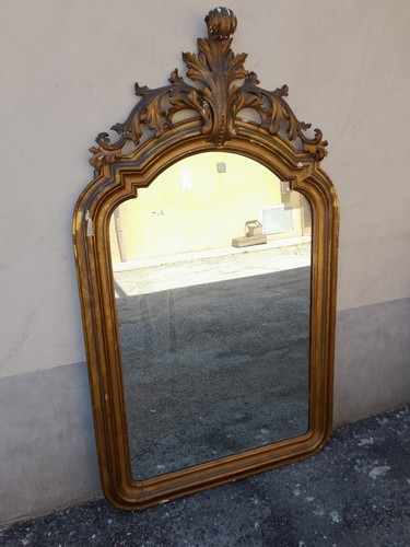 Specchiera dorata fine - '800,