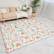 Tappeto Gioco Bambini Pieghevole 150X180X1Cm Palestrina Neonato Montessori Rever