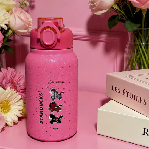 Borraccia starbucks rosa - borraccia,