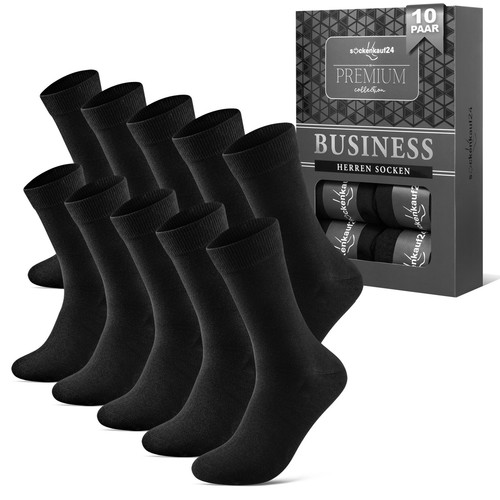 Calze uomo business nero - calze,