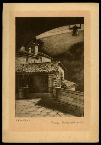 Cartolina italia san - cartolina, francesco