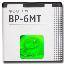 Nokia Batteria Ricambio Original Bp-6mt 1050mah Pila Litio Per 6720 E51 N81 N82