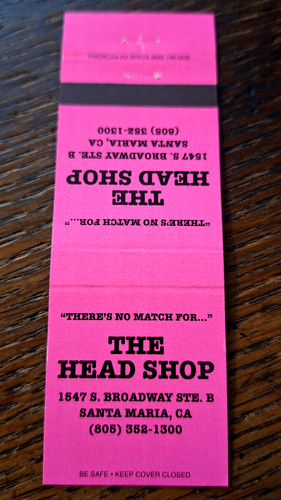 Vintage matchbook the head - vintage,