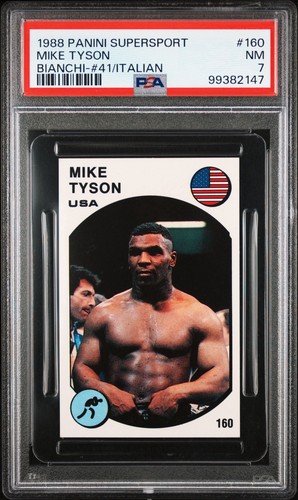 Mike tyson 1988 panini - tyson,