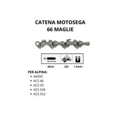 Ricambio catena motosega