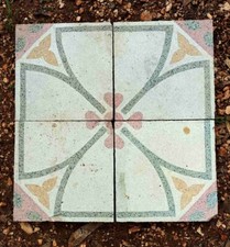 CEMENTINE ANTICHE A MOSAICO - 40X40CM ORIGINALI - Piastrelle Mattonelle Riggiole