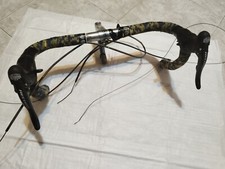 Manubrio Bici Da Corsa Completo Campagnolo Record Carbonio 9 Velocità 