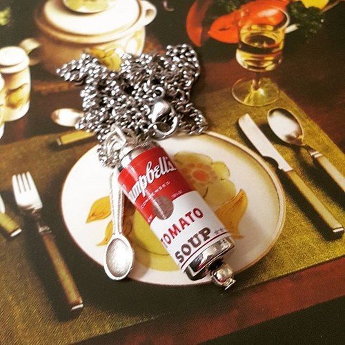 Collana zuppa pomodoro - collana,