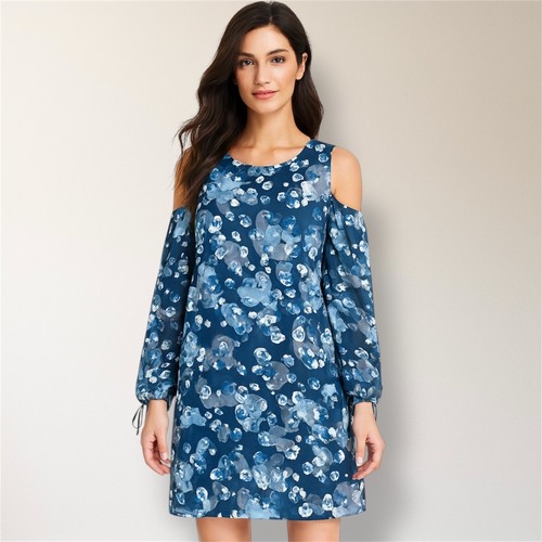 Abito vince camuto blu - abito,
