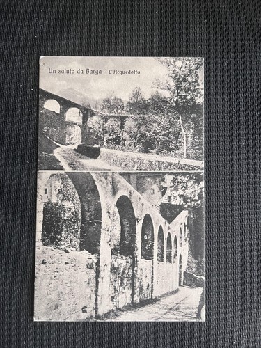 Cartolina barga saluto da - barga,