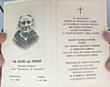PONTREMOLI MASSA CARRARA PARMA ILDA BELLOTTI nata FORMENTI 1888-1958 LUTTINO
