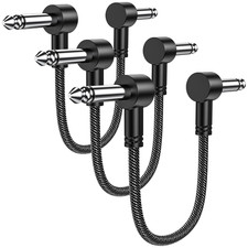 Cavi Patch per Effetti per Chitarra, 15CM Pedale Board Cavo 6.35Mm TS Mono Cavet