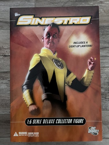 Sinestro action figure deluxe - action,