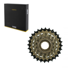 RUOTA LIBERA MTB FILETTO 6V 14-28 DENTI MARRONE NERO COMPATIBILE Shimano e Sram