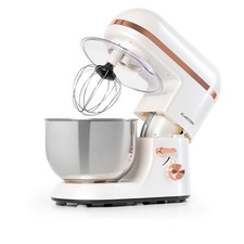 Robot da cucina impastatrice sbattitore ciotola in vetro impastatrice frullatore a immersione 5L 2000W bianco
