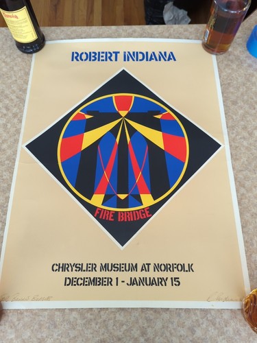 Stampa robert indiana fire - stampa,