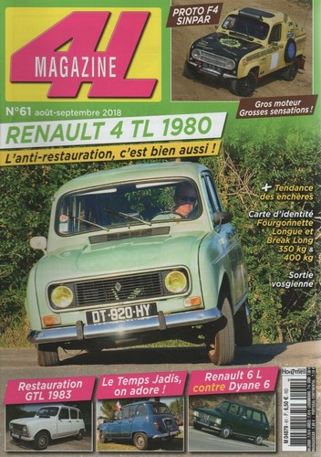 Magazine renault 4 - 61,