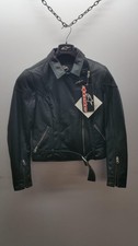 Giubbotto Vintage Pelle Nera