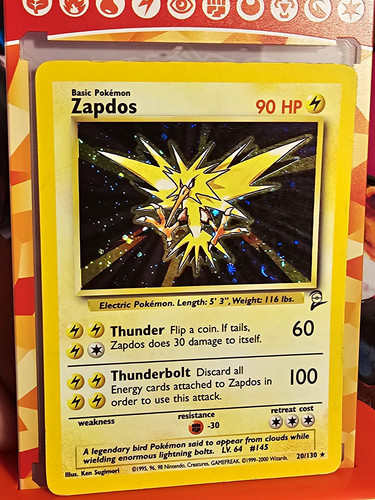 Pokemon zapdos set base - pokemon,