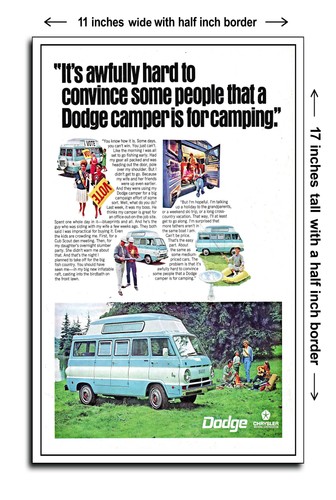Dodge a108 camper 1968 - camper,