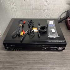 Panasonic DMR-EZ485V registratore combinato DVDVCR telecomando cavo HDMI chip anteriore sinistro