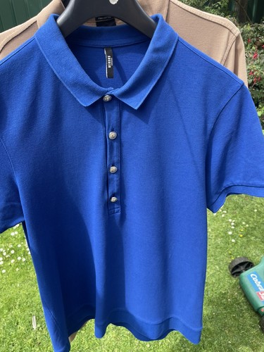 Polo uomo versace blu - polo,
