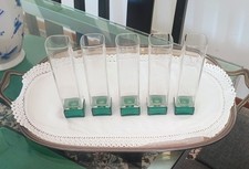 Set da 5 bicchieri vintage da vino o liquore