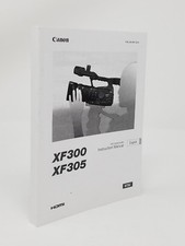 Canon XF305 Manuale Istruzioni