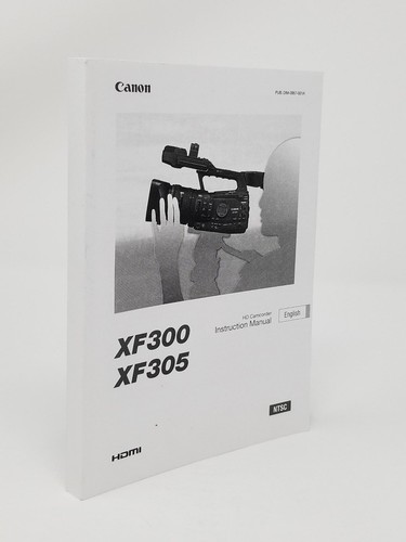 Canon xf305 manuale - manuale, istruzioni