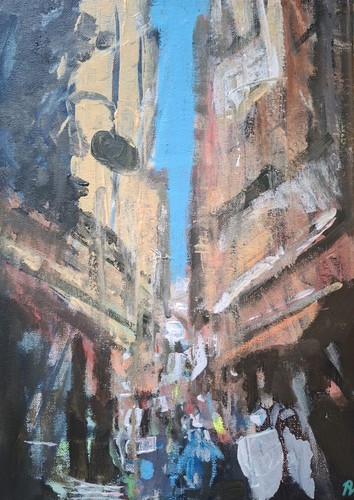 Napoli ombre strada - di,